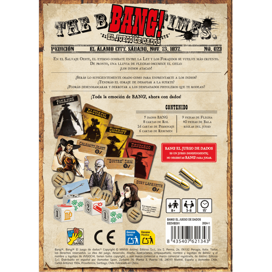 Bang! El Juego de dados - Imagen 3