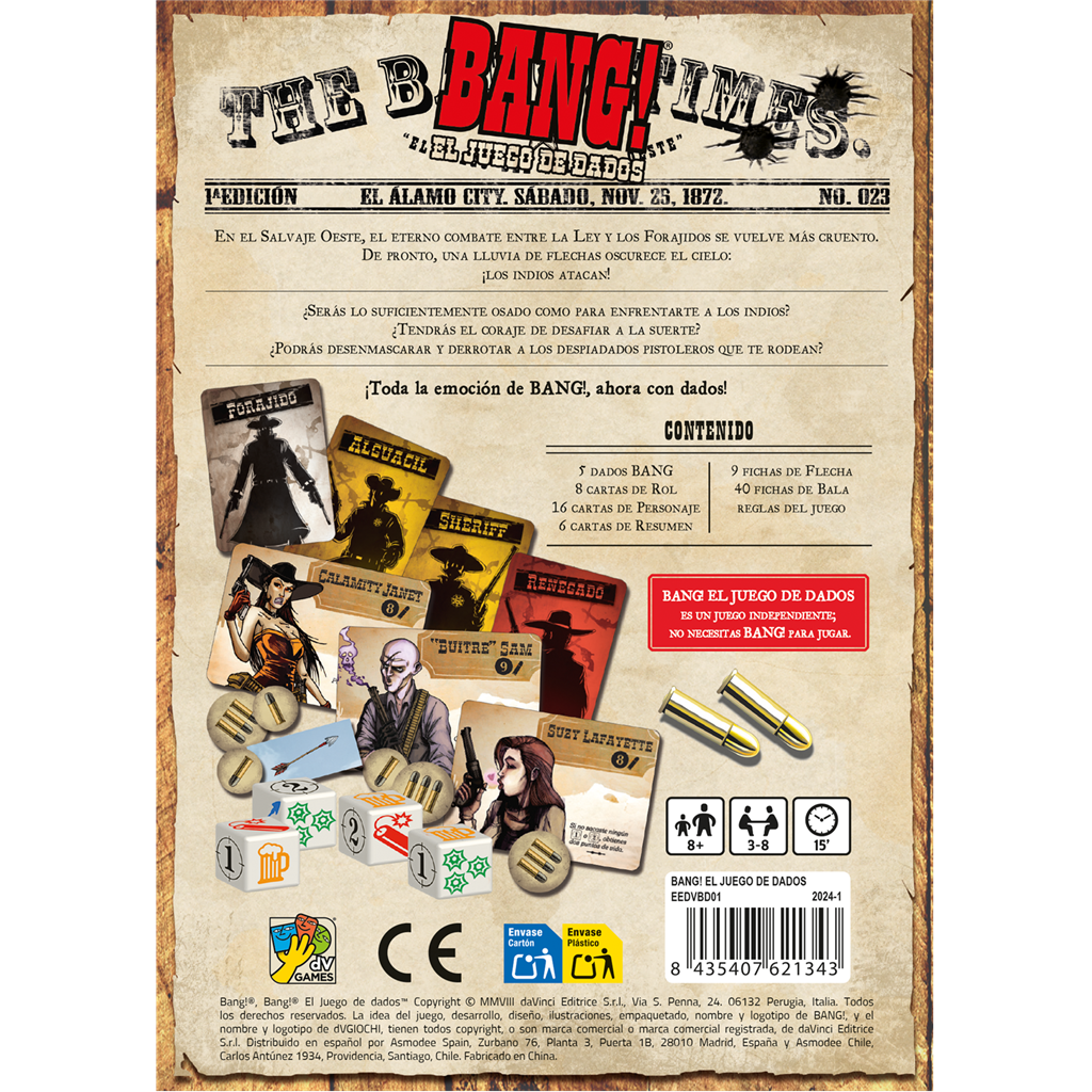 Bang! El Juego de dados - Imagen 3