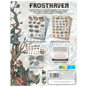 Frosthaven - pegatinas reutilizables