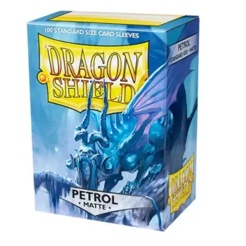 Petrol - Fundas Matte - Standard Dragon Shield (Azul Petróleo)