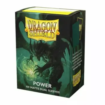 Power – Fundas Dual Matte – Standard Dragon Shield (Energía Verde)