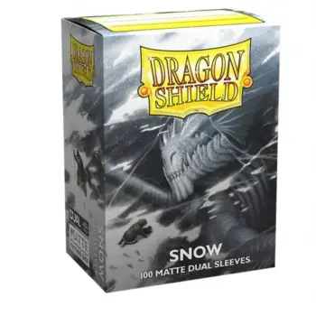 Snow – Fundas Dual Matte – Standard Dragon Shield (Blanco Nieve)