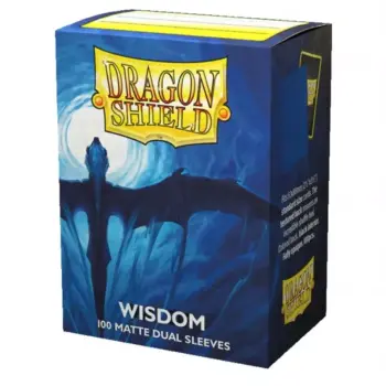 Wisdom – Fundas Dual Matte – Standard Dragon Shield (Azul Sabiduría)
