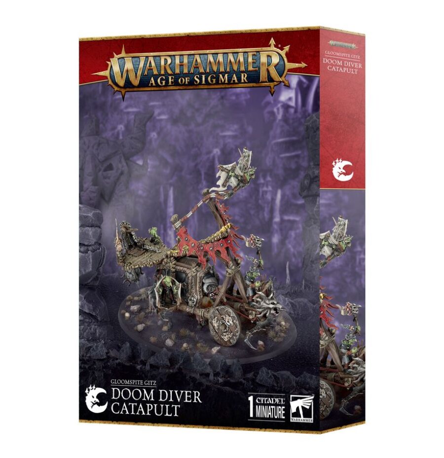 Gloomspite Gitz: Doom Diver Catapult (Katapulta Lanzagrotz)