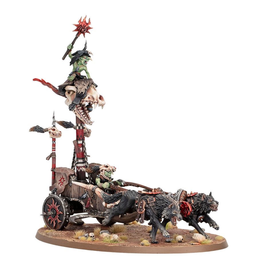 Gloomspite Gitz: Snarlboss on War-Wheela (Jefe Gruñón en Karrobramante) - Imagen 3