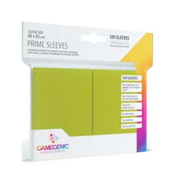 Pack Matte Prime Sleeves Lime (100)