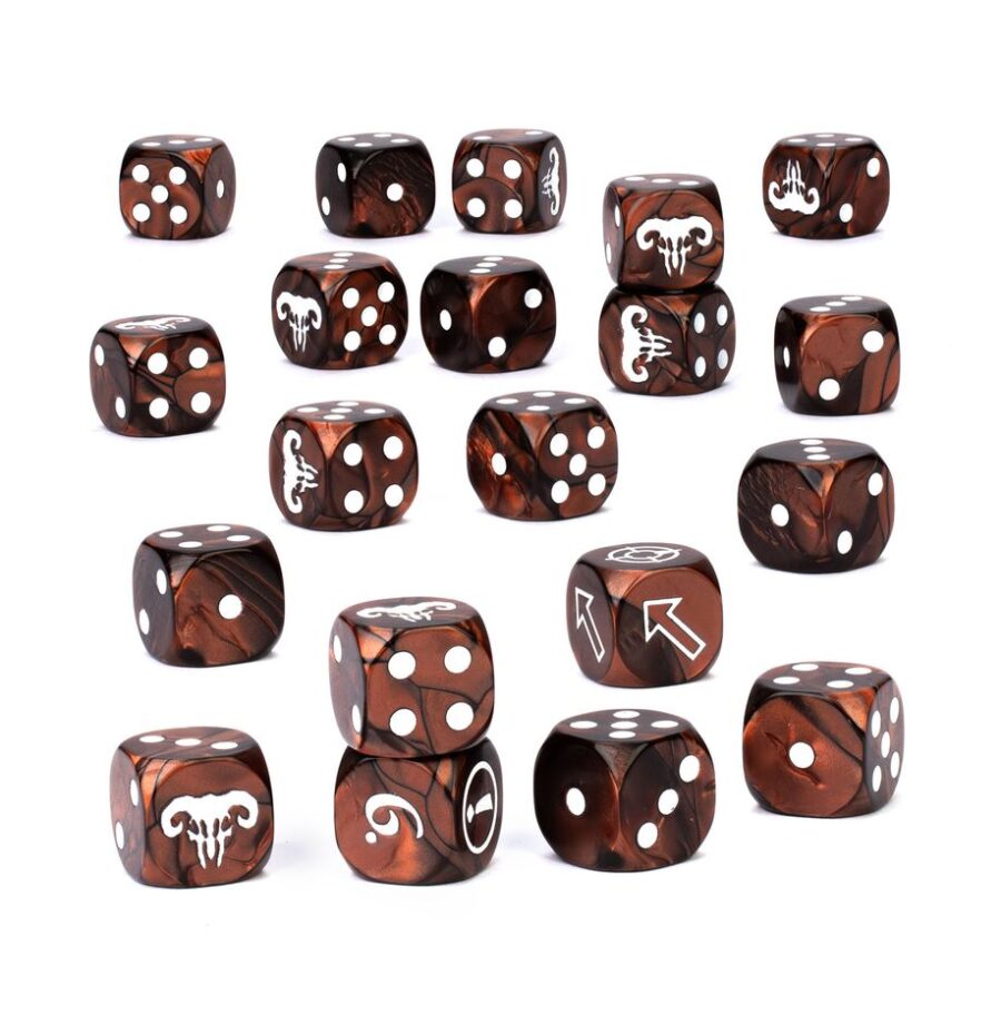 Beastmen Brayherds Dice Set - Imagen 2