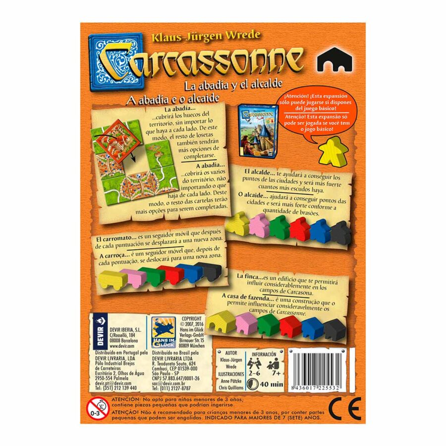 Carcassonne: La Abadia y el Alcalde - Imagen 2