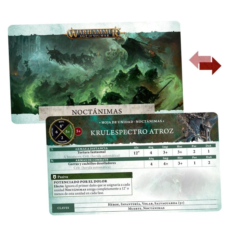 Warscroll Cards: Nighthaunt - Imagen 2