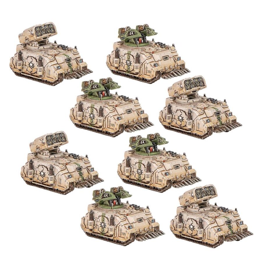 Legions Imperialis: Whirlwind and Scorpius Missile Tank Squadrons - Imagen 2