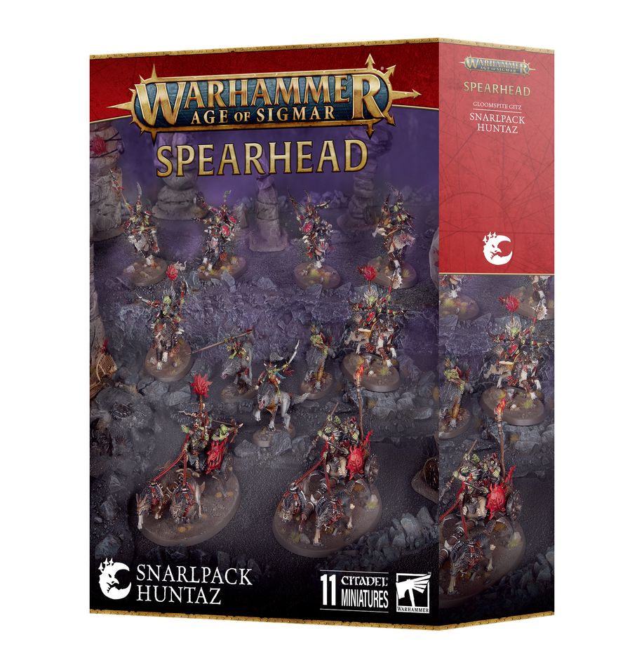 Spearhead: Gloomspite Gitz - Snarlpack Huntaz (Gruñemanada de Kazadorez)