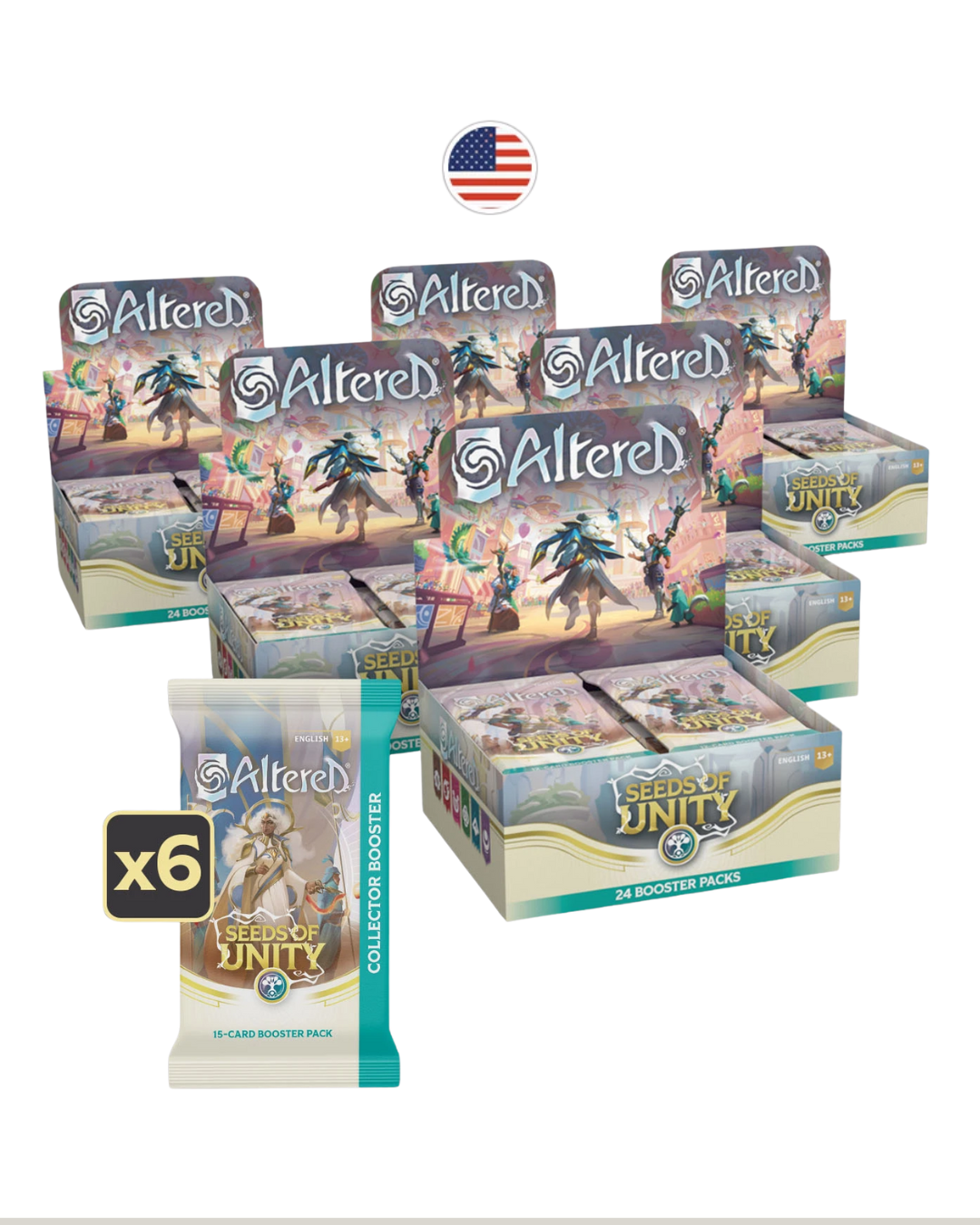 Altered: Seeds of Unity (CASE Sellado) (EN) + 6 Collector (EN)