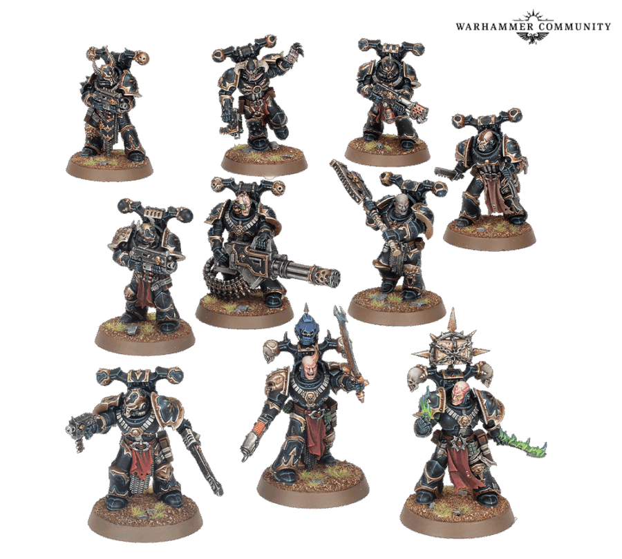 Chaos Space Marines: Legionarios