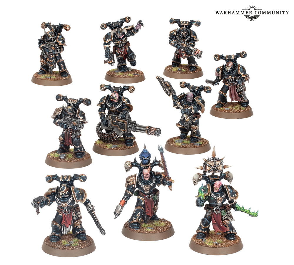 Chaos Space Marines: Legionarios
