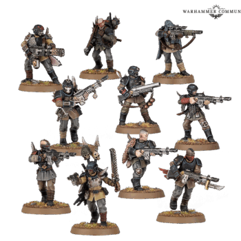 Chaos Space Marines: Escuadra de Guardias Traidores