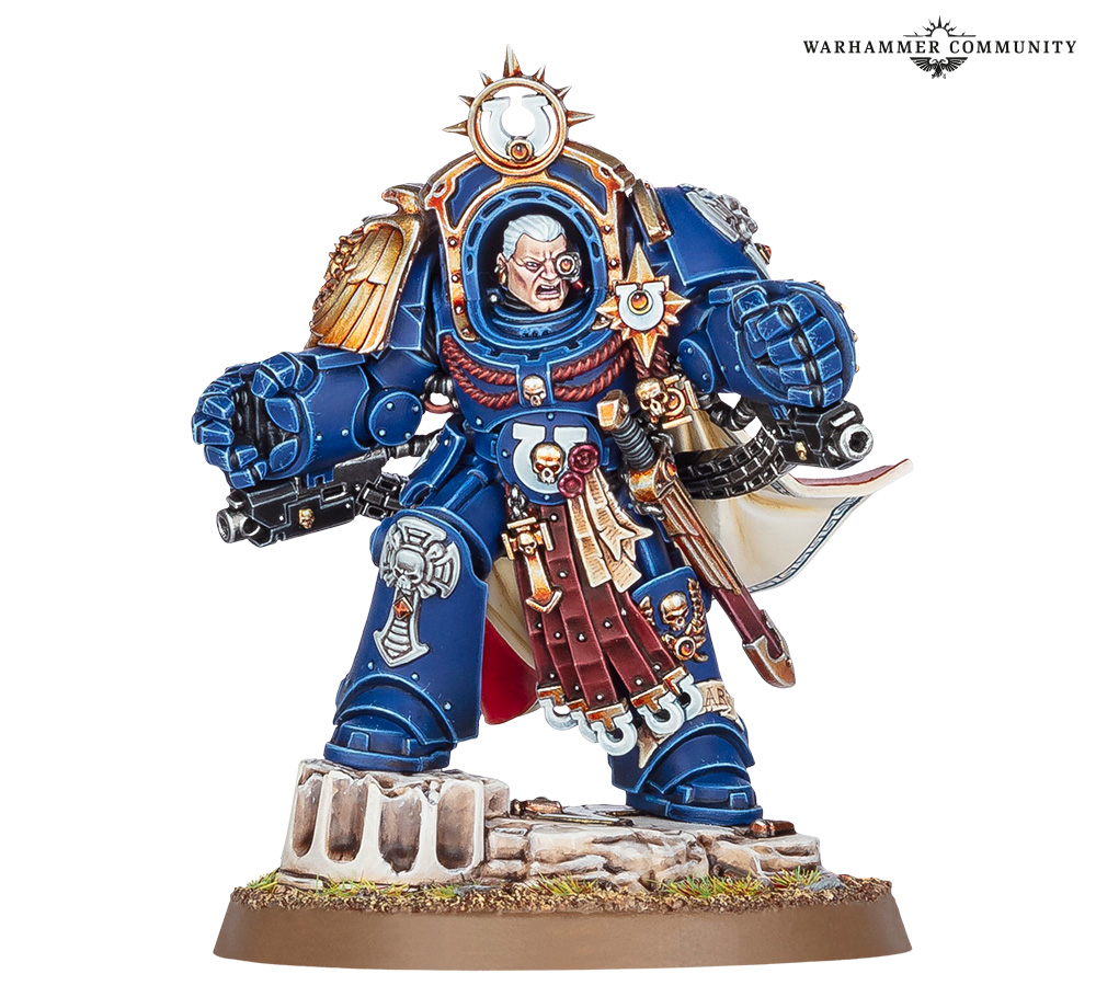 Ultramarines: Marneus Calgar en Armadura de Antilochus