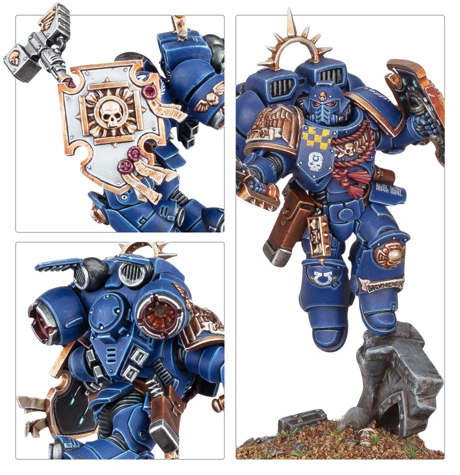 Space Marines: Capitán con propulsor de salto y escudo reliquia - Imagen 3