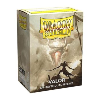 Valor – Fundas Dual Matte – Standard Dragon Shield (Blanco Hueso)