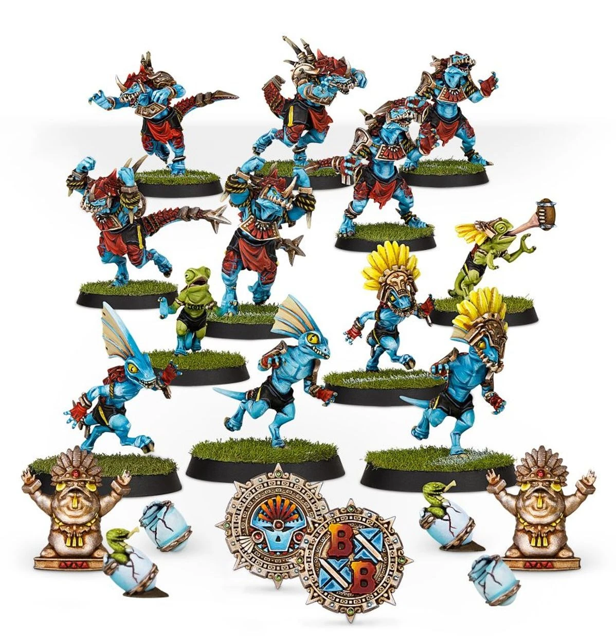 Blood Bowl: Lizardmen Team – Gwaka’Moli Crater Gators - Imagen 2