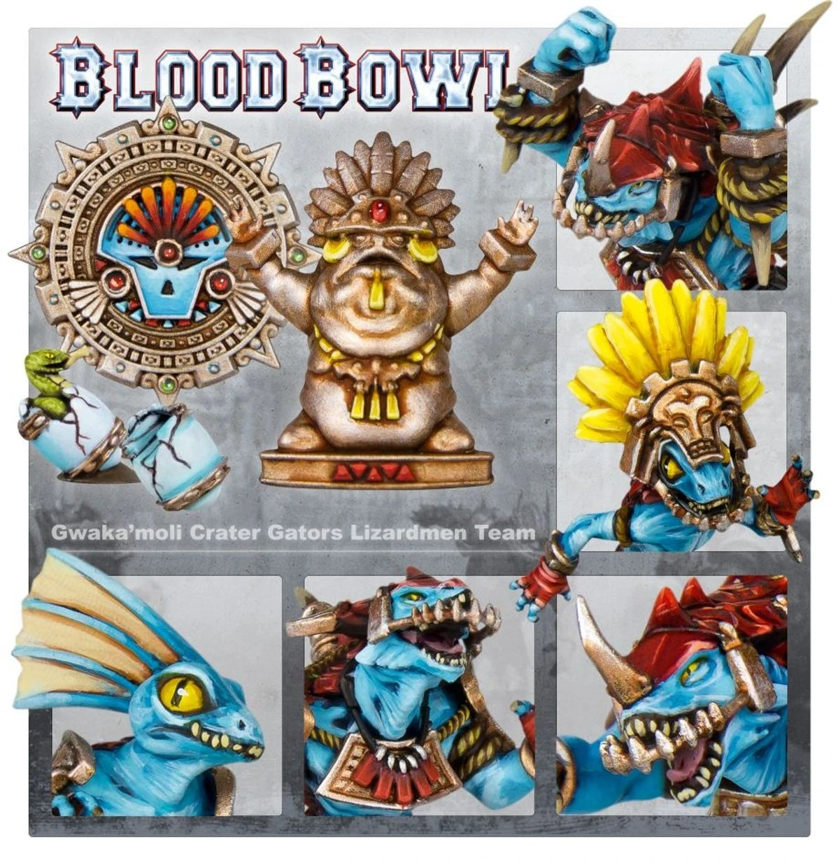 Blood Bowl: Lizardmen Team – Gwaka’Moli Crater Gators - Imagen 3
