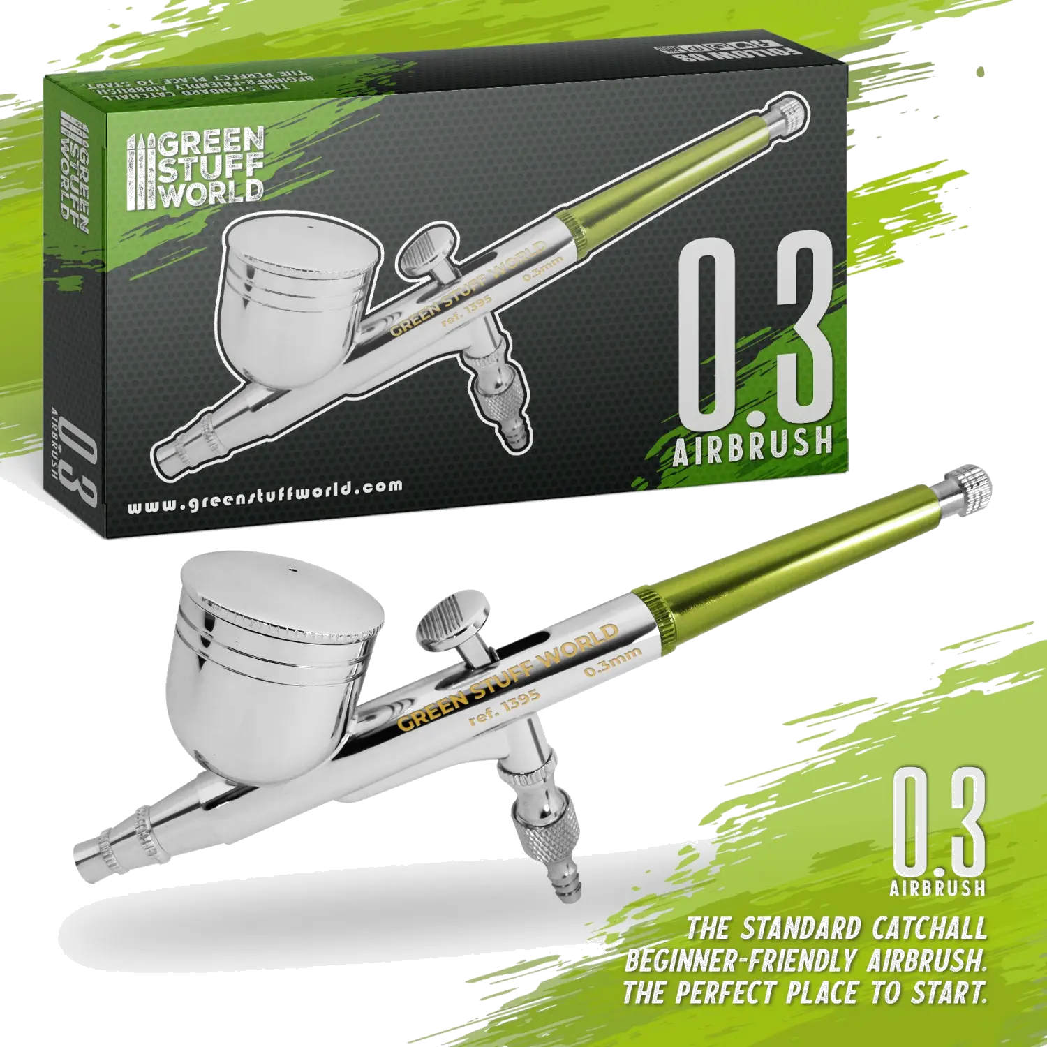 Aerografo GSW doble accion 0,3 mm
