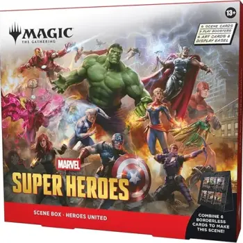 MTG Marvel Super Heroes Scene Box Heroes United EN