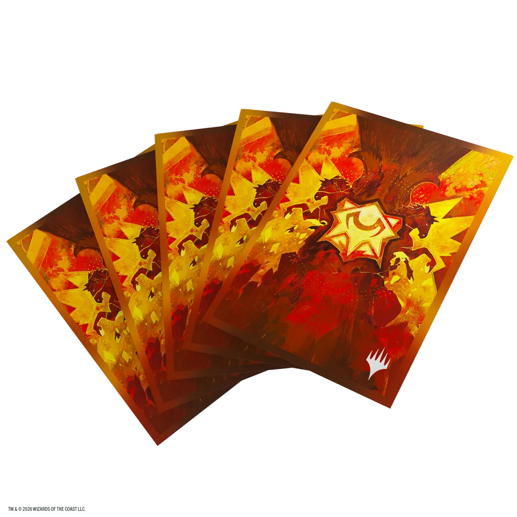 MTG Secrets of Strixhaven Sleeves Lorehold - Imagen 2
