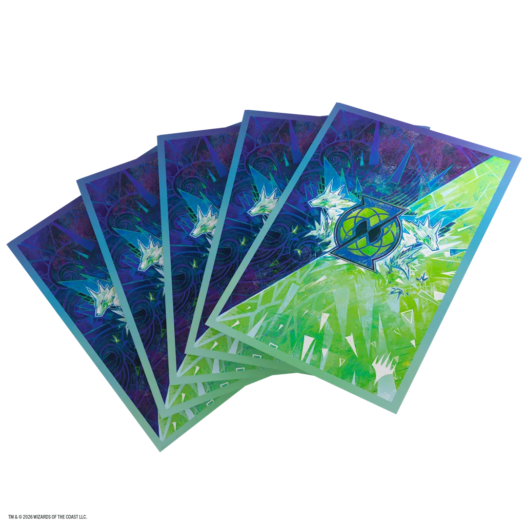 MTG Secrets of Strixhaven Sleeves Quandrix - Imagen 2