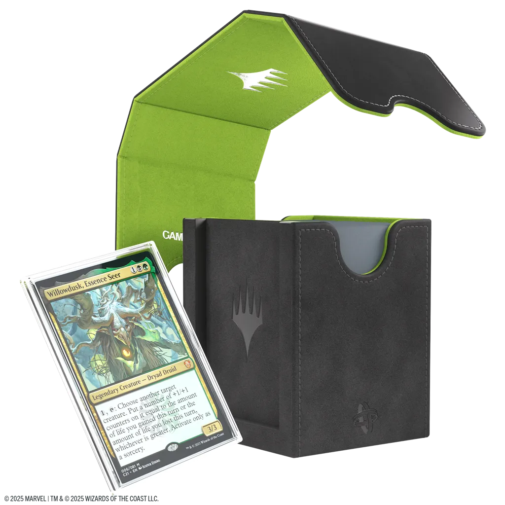 MTG Secrets of Strixhaven Squire PLUS 100+ XL Black/Green - Imagen 2