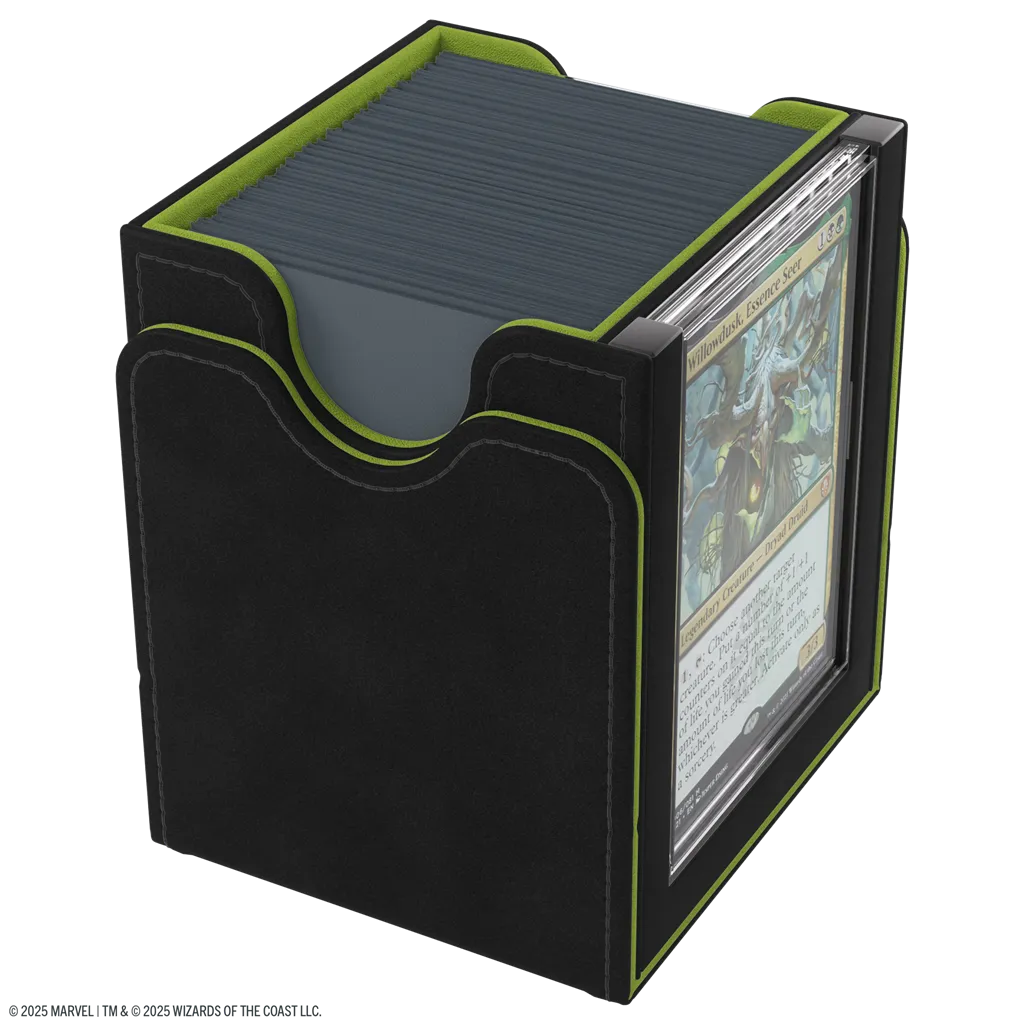 MTG Secrets of Strixhaven Squire PLUS 100+ XL Black/Green - Imagen 4