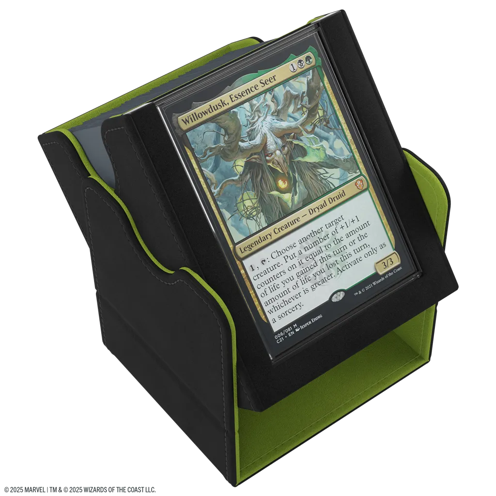 MTG Secrets of Strixhaven Squire PLUS 100+ XL Black/Green - Imagen 5