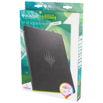 MTG Secrets of Strixhaven Zip-Up Album 18-Pocket Black/Green