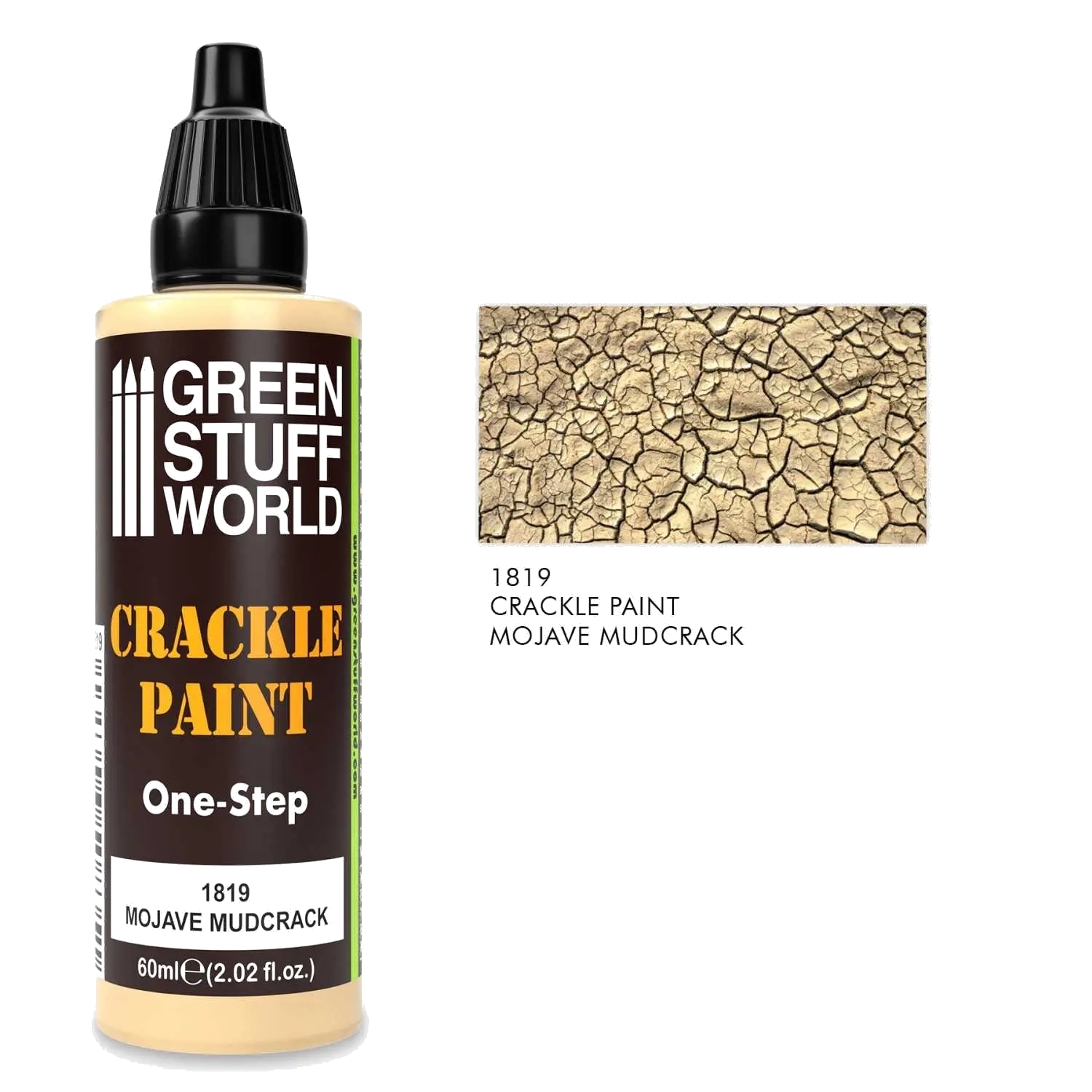Pintura craqueladora Mojave Mudcrack 60 ml