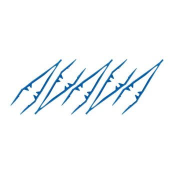 T12006 - 5 Pinzas de plástico para sujetar pequeñas piezas