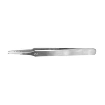 T12007 - Pinzas de punta redonda en acero inoxidable (120 mm)