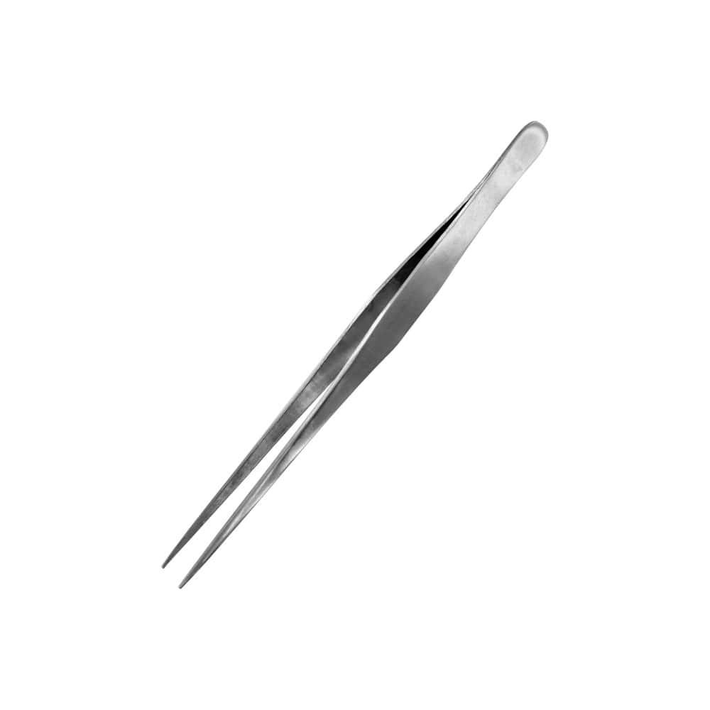 T12008 - Pinzas de punta recta en acero inoxidable (175 mm)