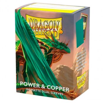 Fundas Standard Matte Power & Copper (100 Unidades) - Dragon Shield
