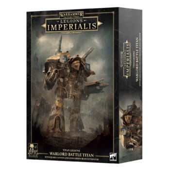 Legions Imperialis: Warlord Titan with Quake Cannon and Conversion Beam Extirpator