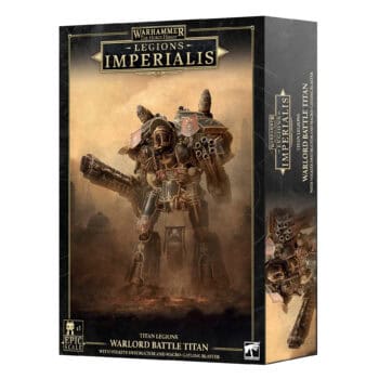 Legions Imperialis: Warlord Titan with Volkite Destructor and Macro-gatling Blaster