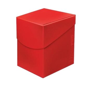 Caja de mazo Deck Box Eclipse 100 Rojo Ultra Pro.