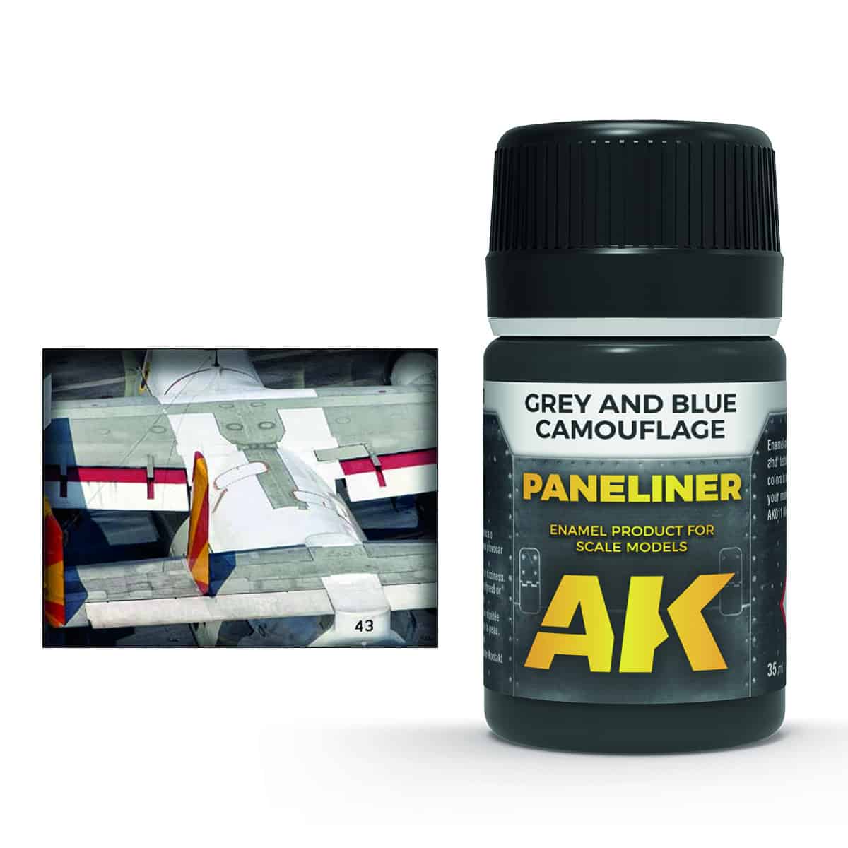 AK2072 - Panelador para Camuflaje Gris y Azul 35ml