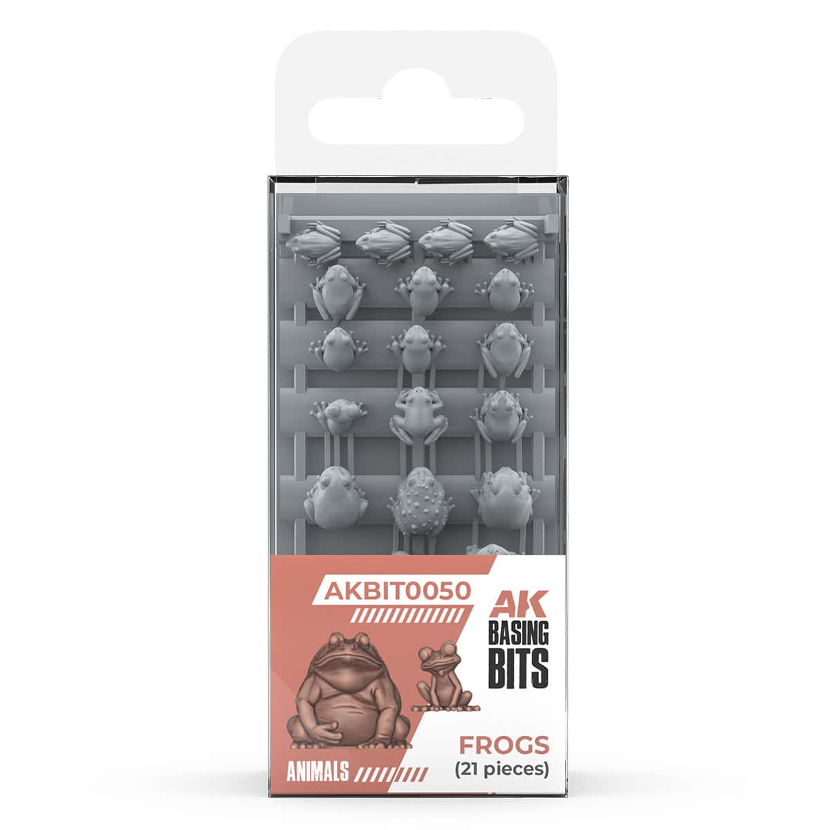 AKBIT0050 - Frogs: 21 Ranas de Resina (AK Basing Bits)