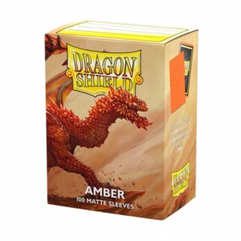 Ámbar - Fundas Matte - Standard Dragon Shield (Naranja ámbar)