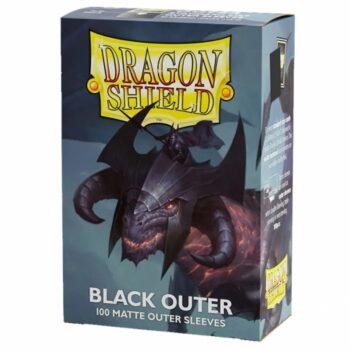 Negro - Fundas Outer Sleeves - Standard Dragon Shield