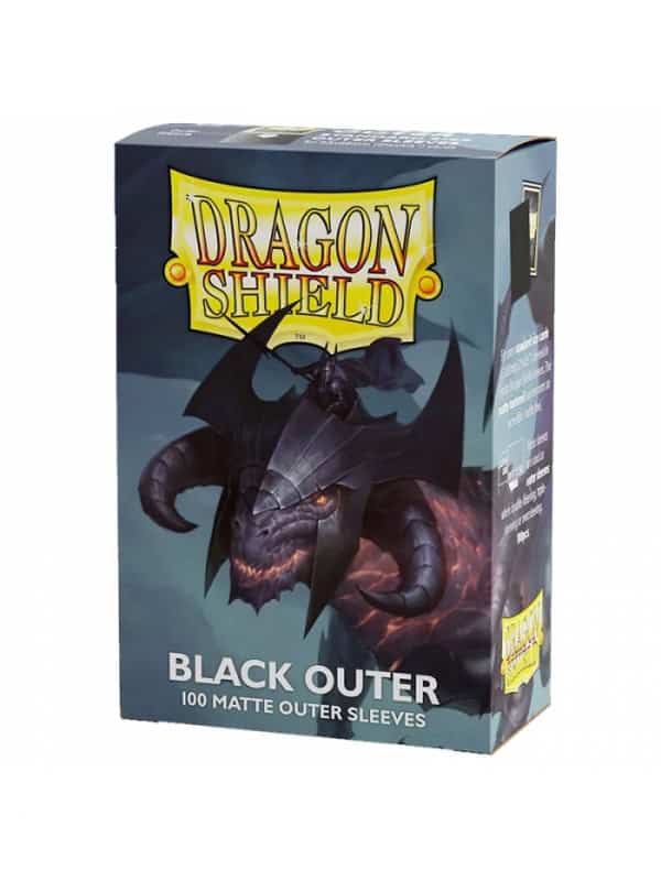 Negro - Fundas Outer Sleeves - Standard Dragon Shield