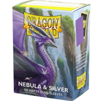 Nebula & Silver - Fundas Dual Matte - Standard Dragon Shield (Nebulosa y plata)
