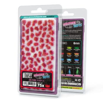 Matas Marcianas / Martian Tufts 6mm - ON FIRE PURPLE