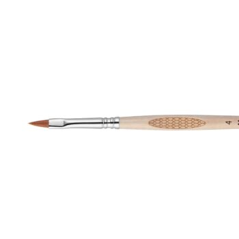 Escoda 1501 Pincel Plano Lengua de Gato Toray Oro Miniature nº4