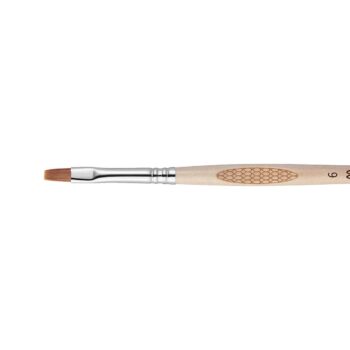 Escoda 1507 Pincel Plano Cuadrado Toray Oro Miniature nº6