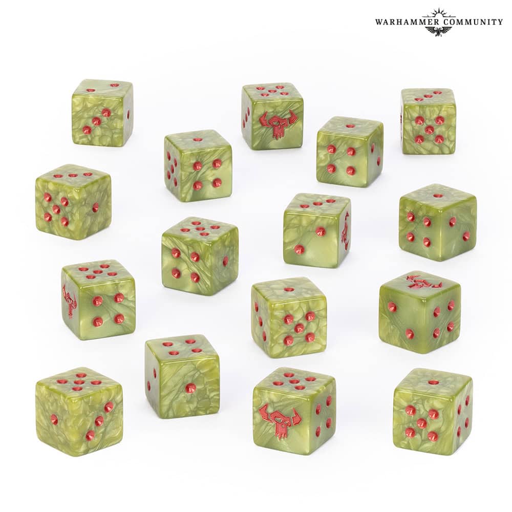 WARHAMMER 40000: ORKS DICE